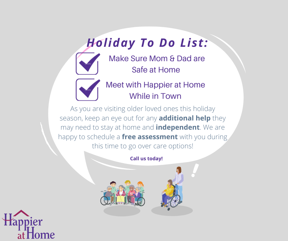 senior assistance around the holidays